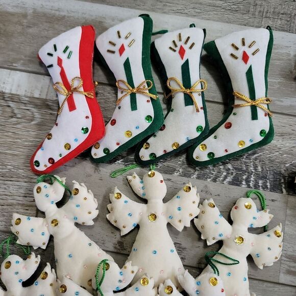 Vintage Scandinavian Christmas Ornaments - Picture 2 of 11